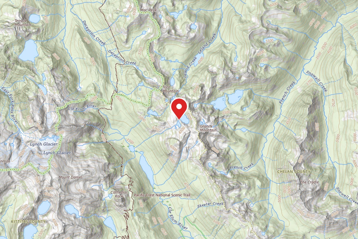 Dispersed Site near 47.5858, -121.1021