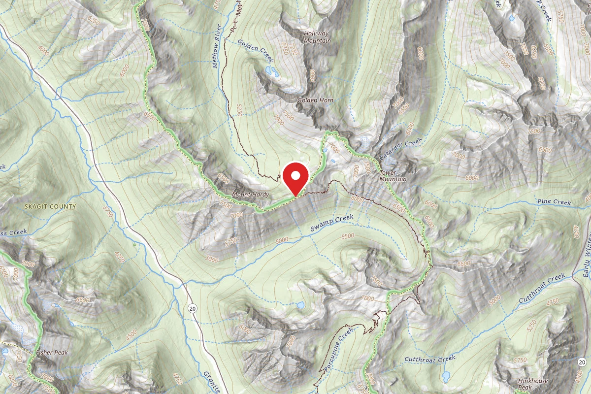 Dispersed Site near 48.5820, -120.7329