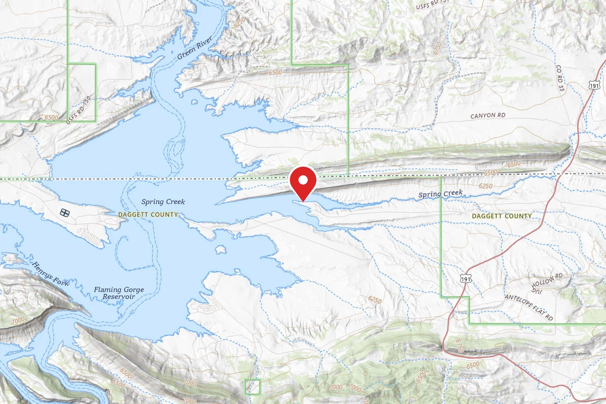 Spring Creek Road Dispersed - Flaming Gorge