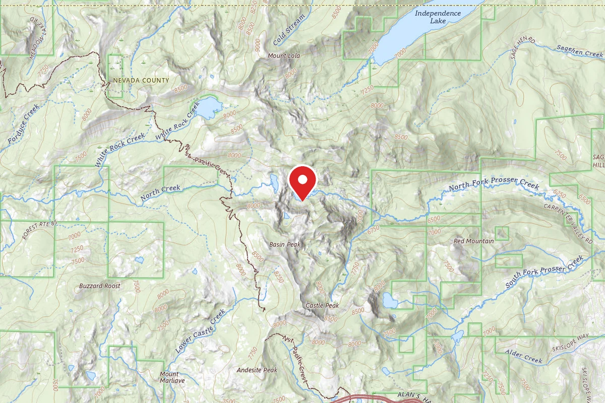Dispersed Site near 39.3945, -120.3523