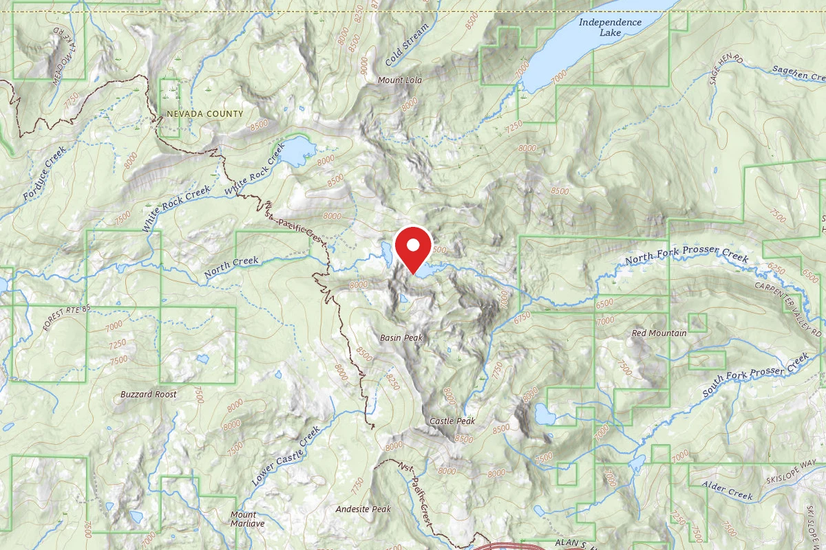 Dispersed Site near 39.3953, -120.3553