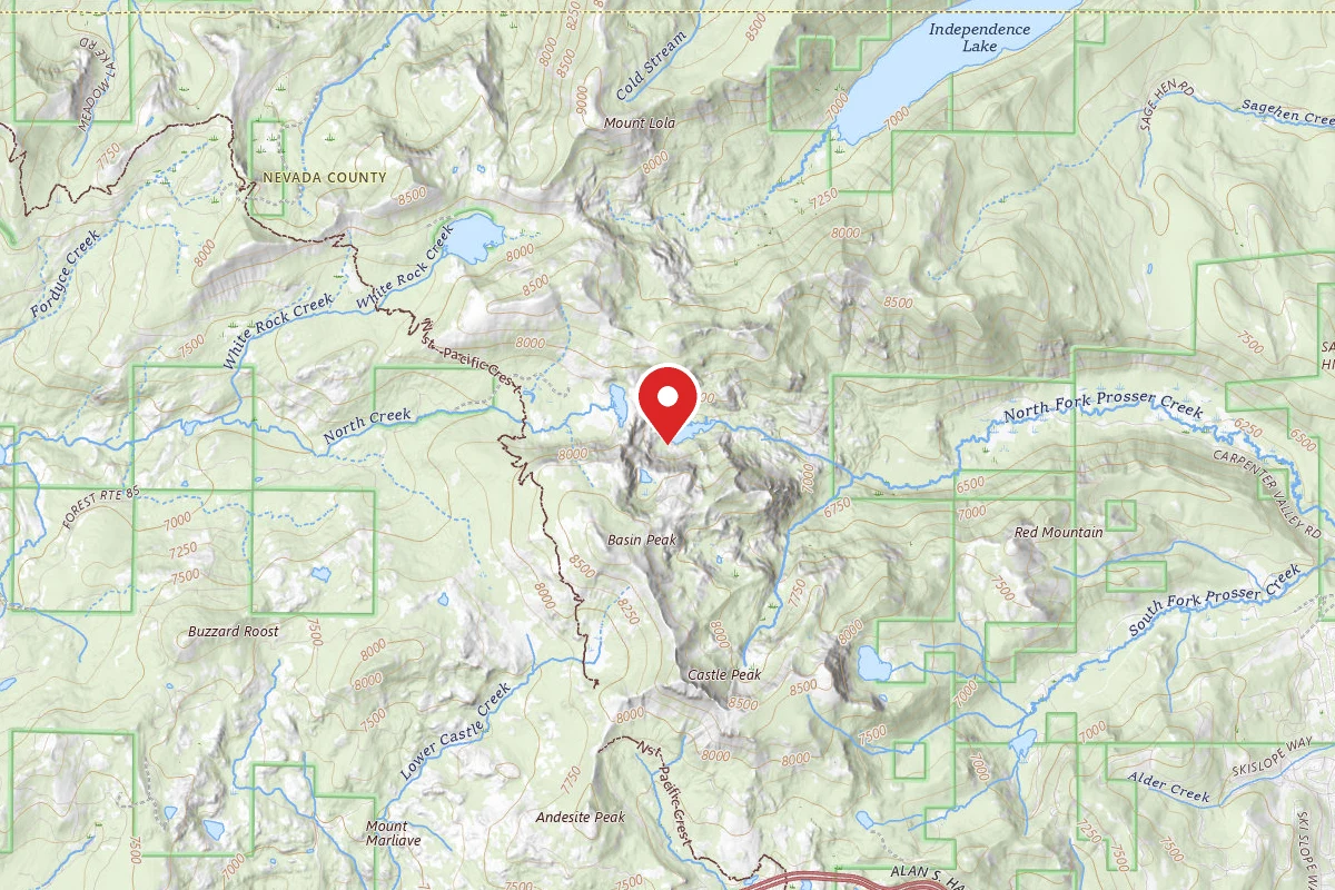 Dispersed Site near 39.3945, -120.3544