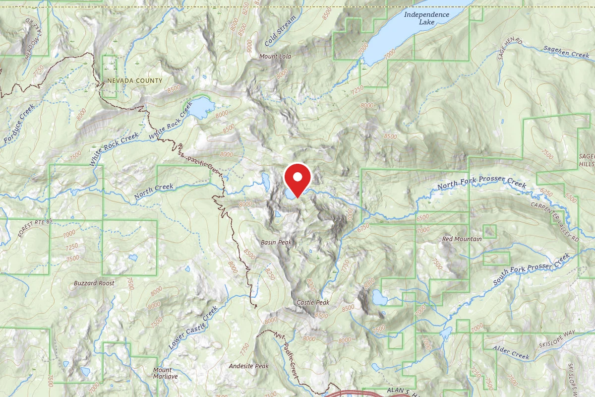 Dispersed Site near 39.3950, -120.3510
