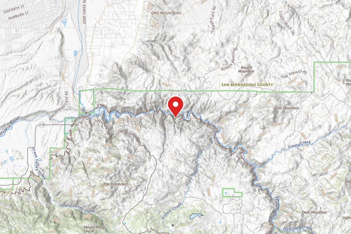 Dispersed Site near 34.3408, -117.1851