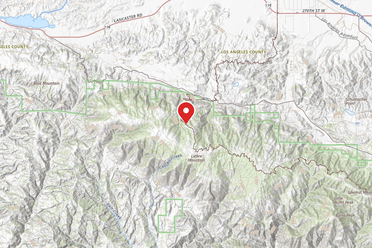 Dispersed Site near 34.7253, -118.6583