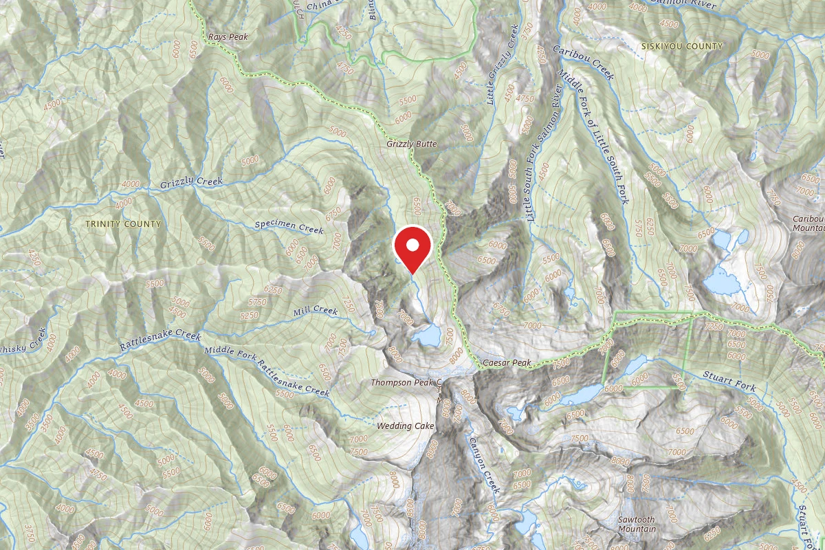 Dispersed Site near 41.0216, -123.0541