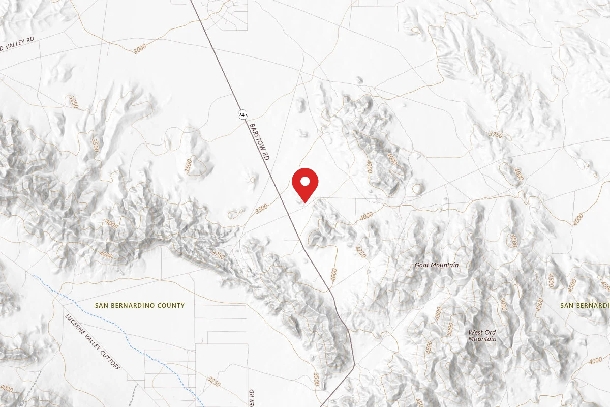 Dispersed Site near 34.6840, -116.9605