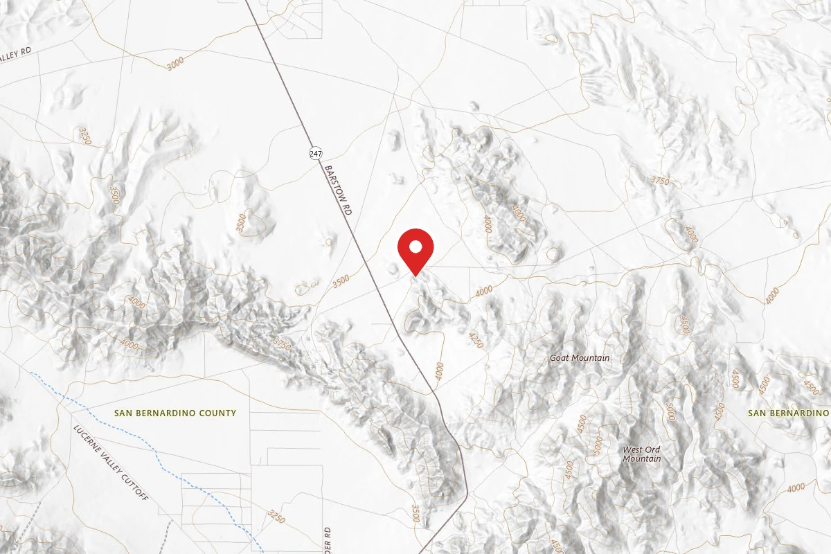 Dispersed Site near 34.6834, -116.9568