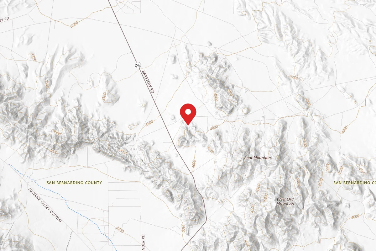 Dispersed Site near 34.6815, -116.9541