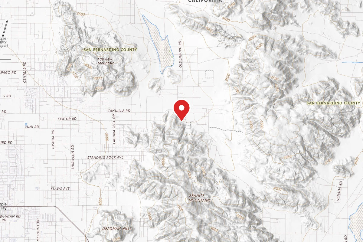 Dispersed Site near 34.5407, -117.0837