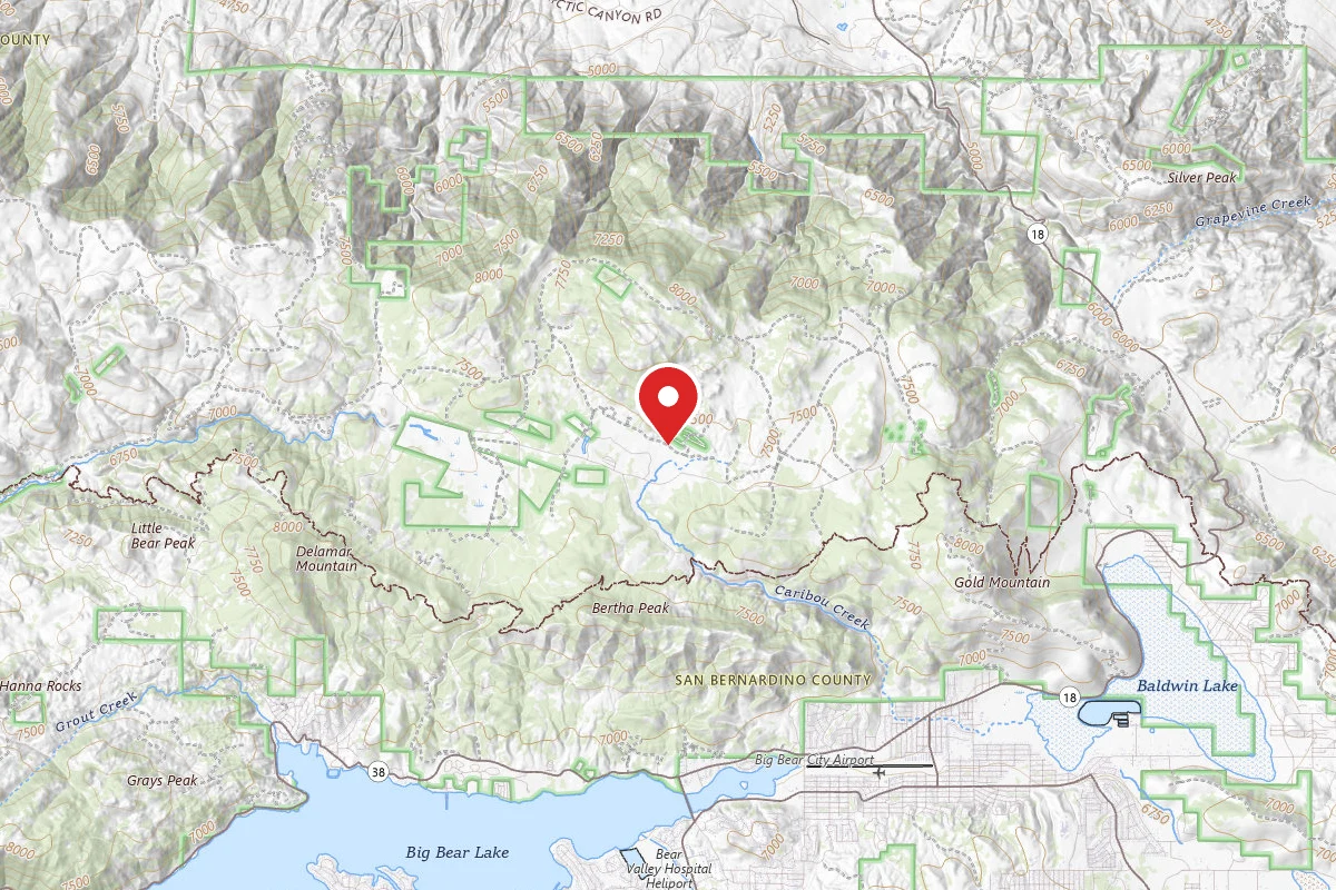 Dispersed Site near 34.3048, -116.8871