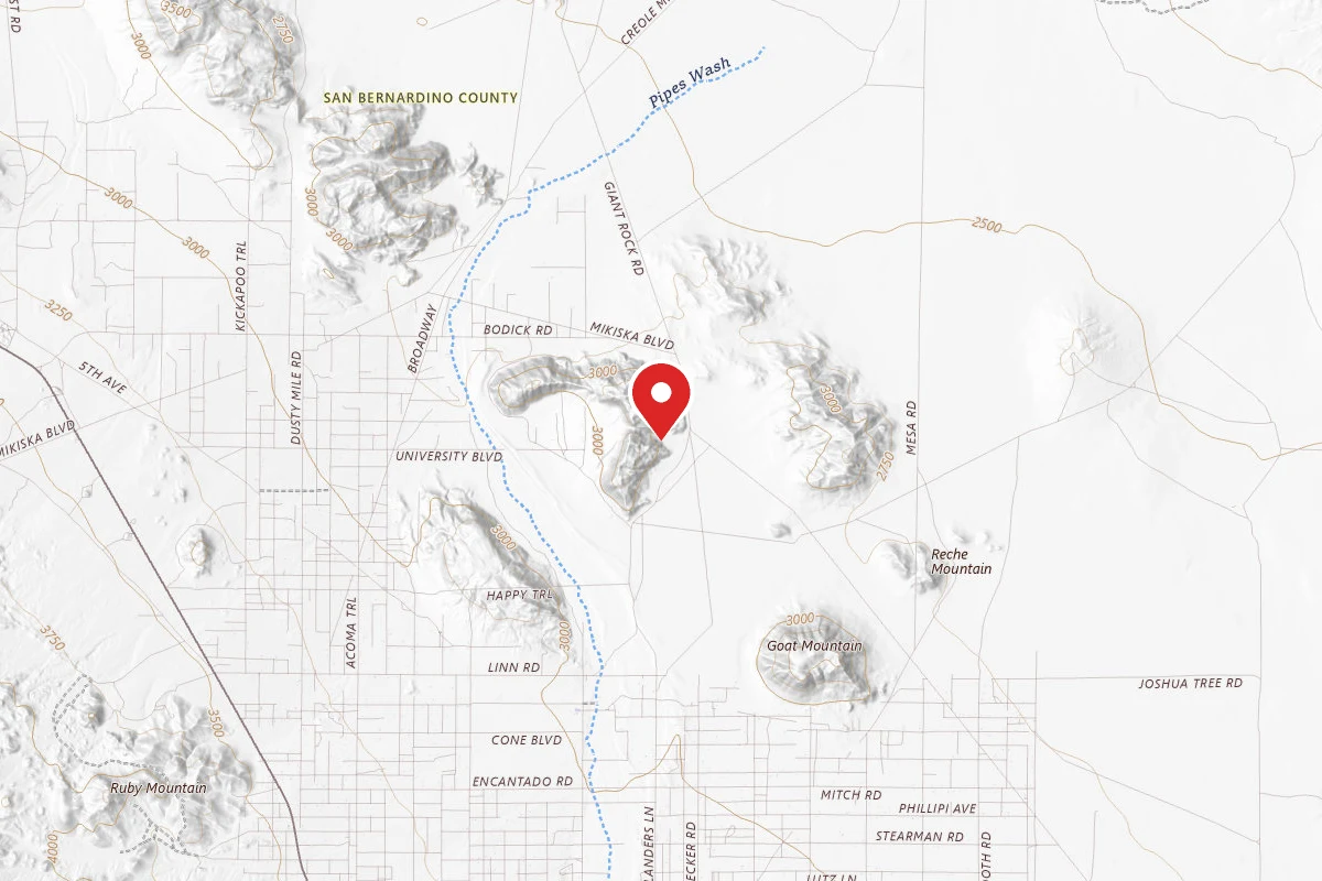 Dispersed Site near 34.3253, -116.3922