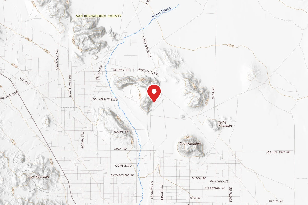Dispersed Site near 34.3217, -116.3928