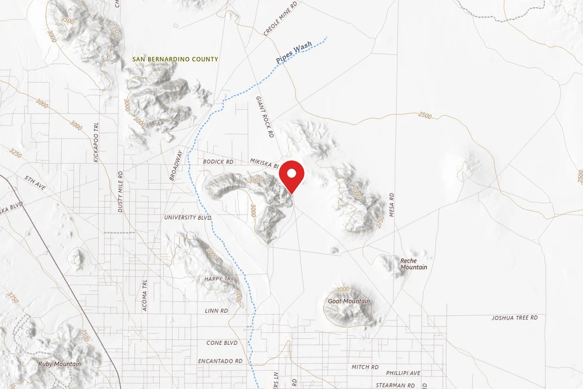 Dispersed Site near 34.3300, -116.3886