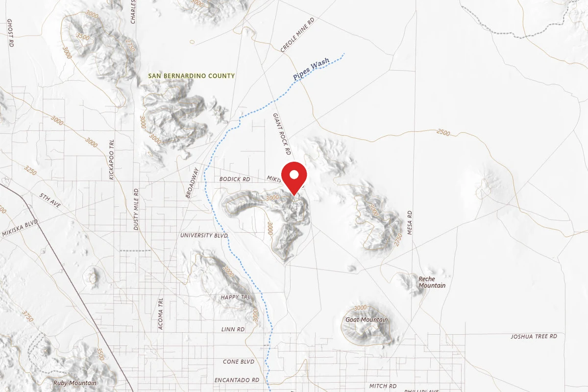 Dispersed Site near 34.3346, -116.3938
