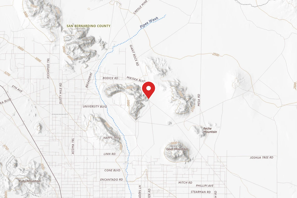 Dispersed Site near 34.3275, -116.3881