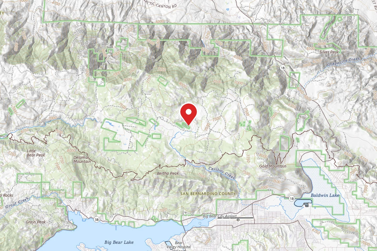 Dispersed Site near 34.3056, -116.8817