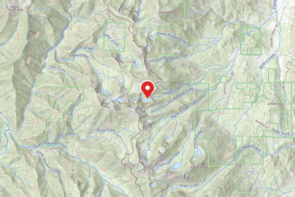 Dispersed Site near 41.3432, -122.9617