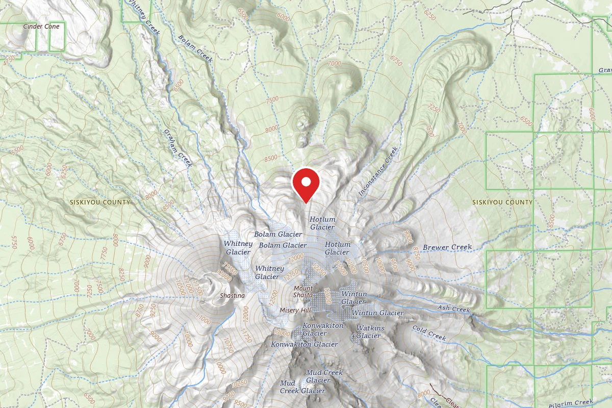 Dispersed Site near 41.4332, -122.1939