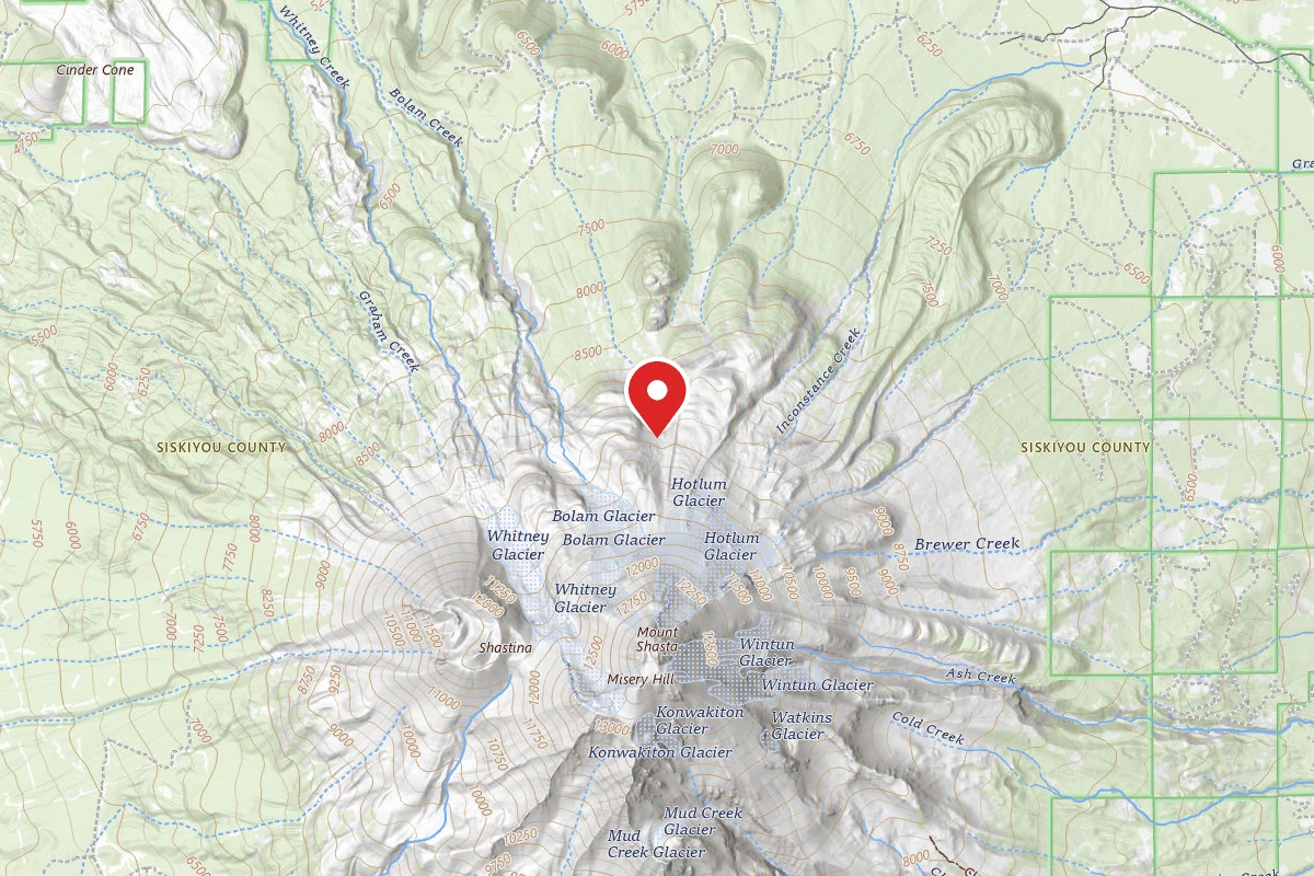 Dispersed Site near 41.4348, -122.1949