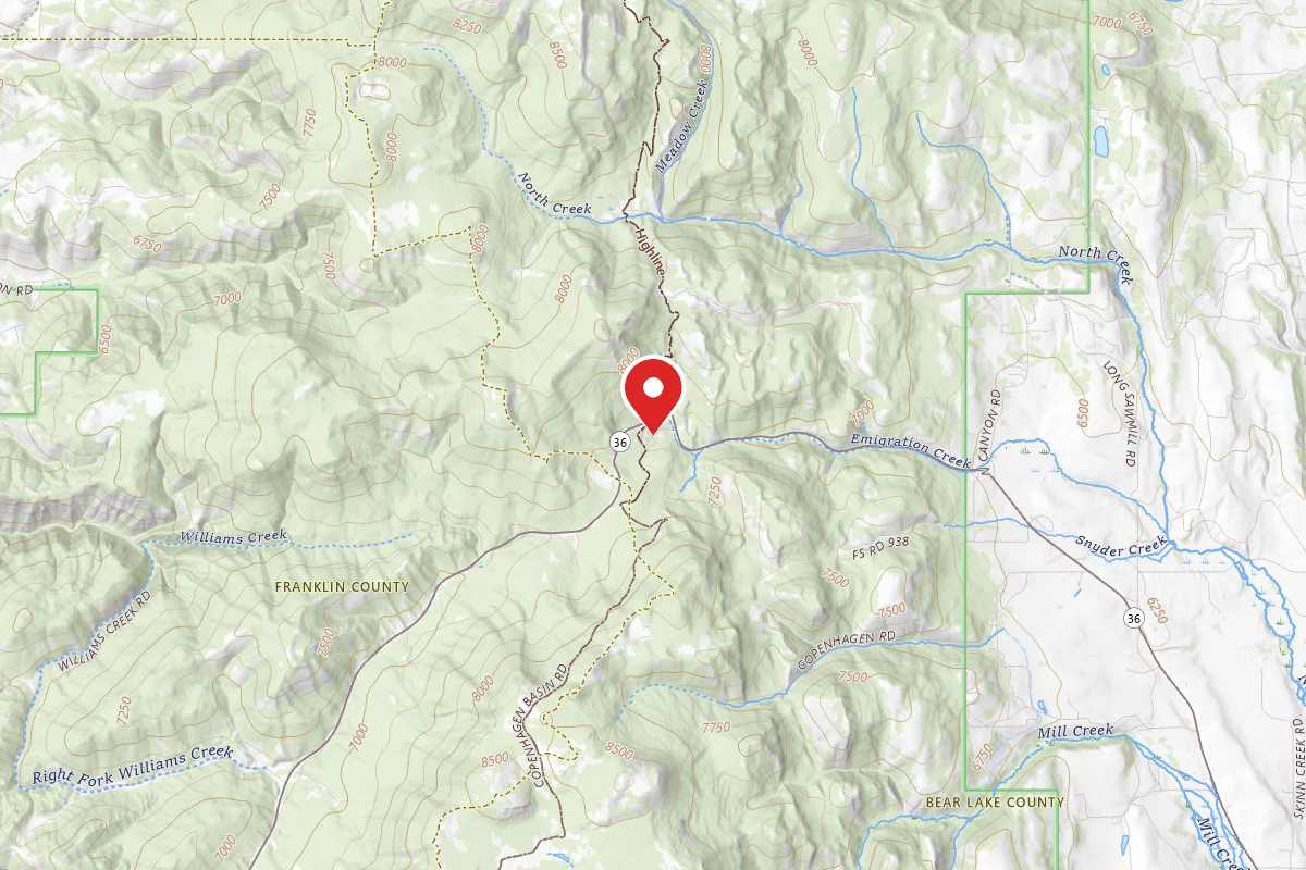 Caribou National Forest Emigration Campground
