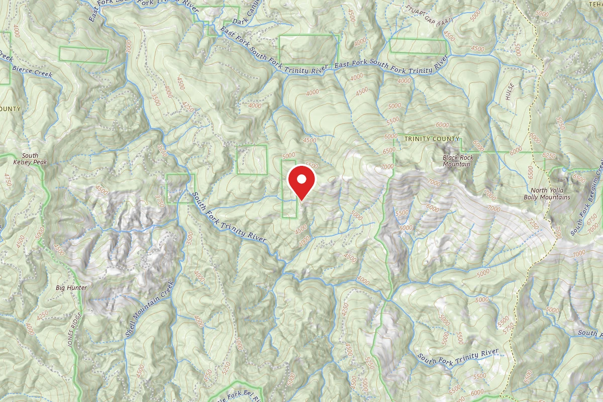 Dispersed Site near 40.1960, -123.0575