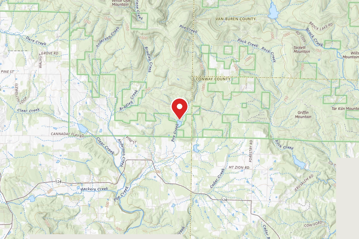 West Fork Point Remove Creek Site Eight Reservoir
