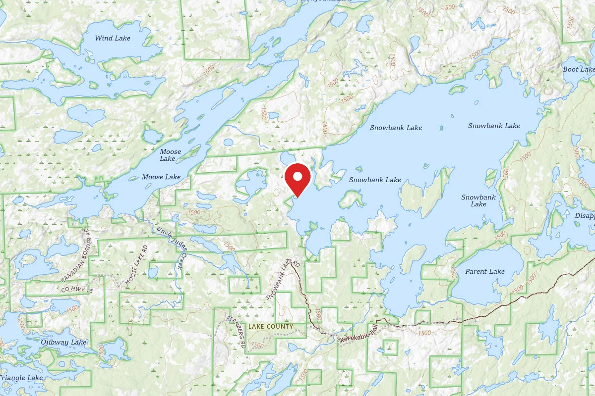 Snowbank Lake Site 12