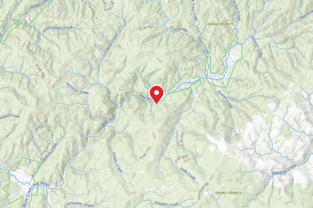 Nez Perce National Forest Red River Campground