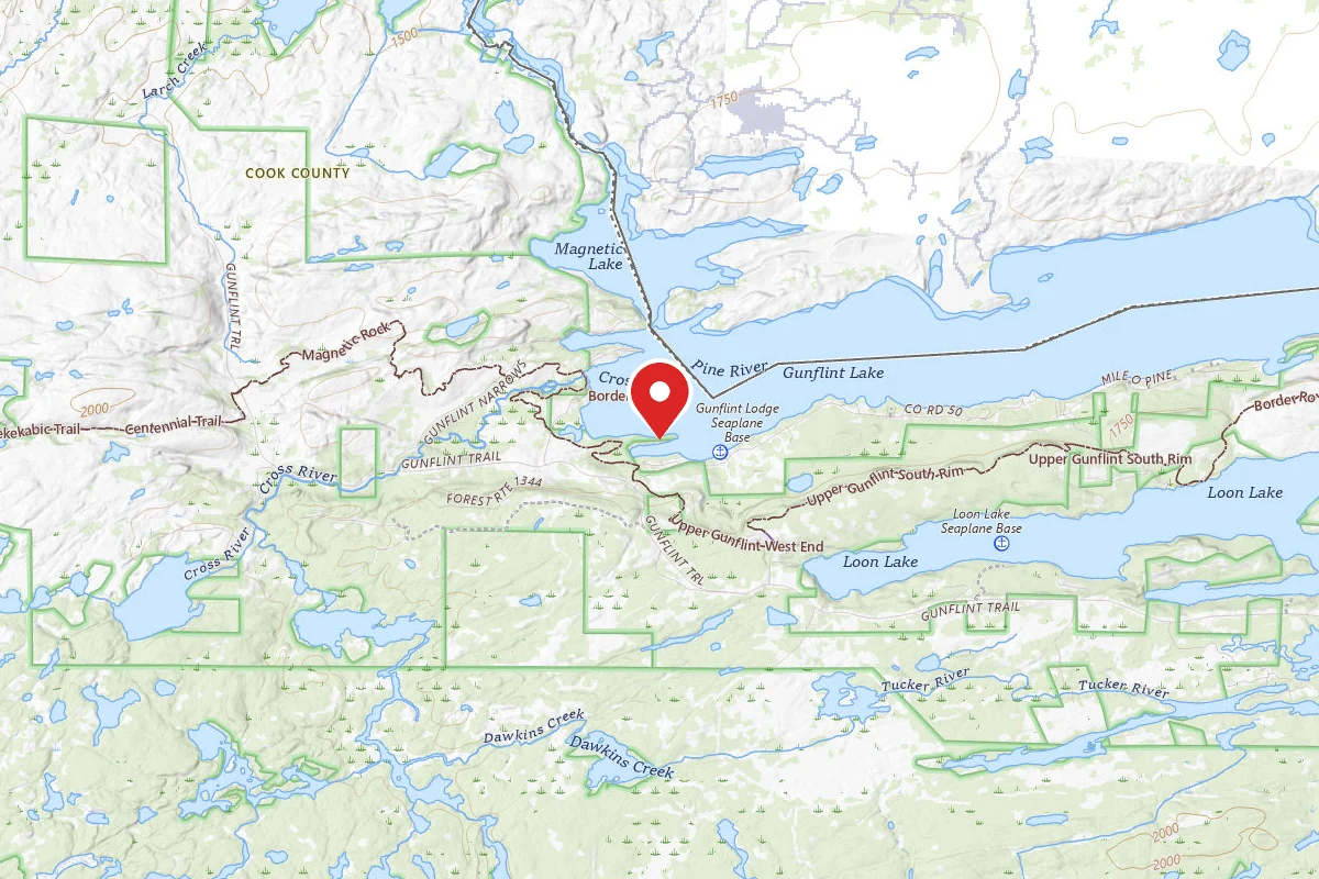 Gunflint Lake Site 1
