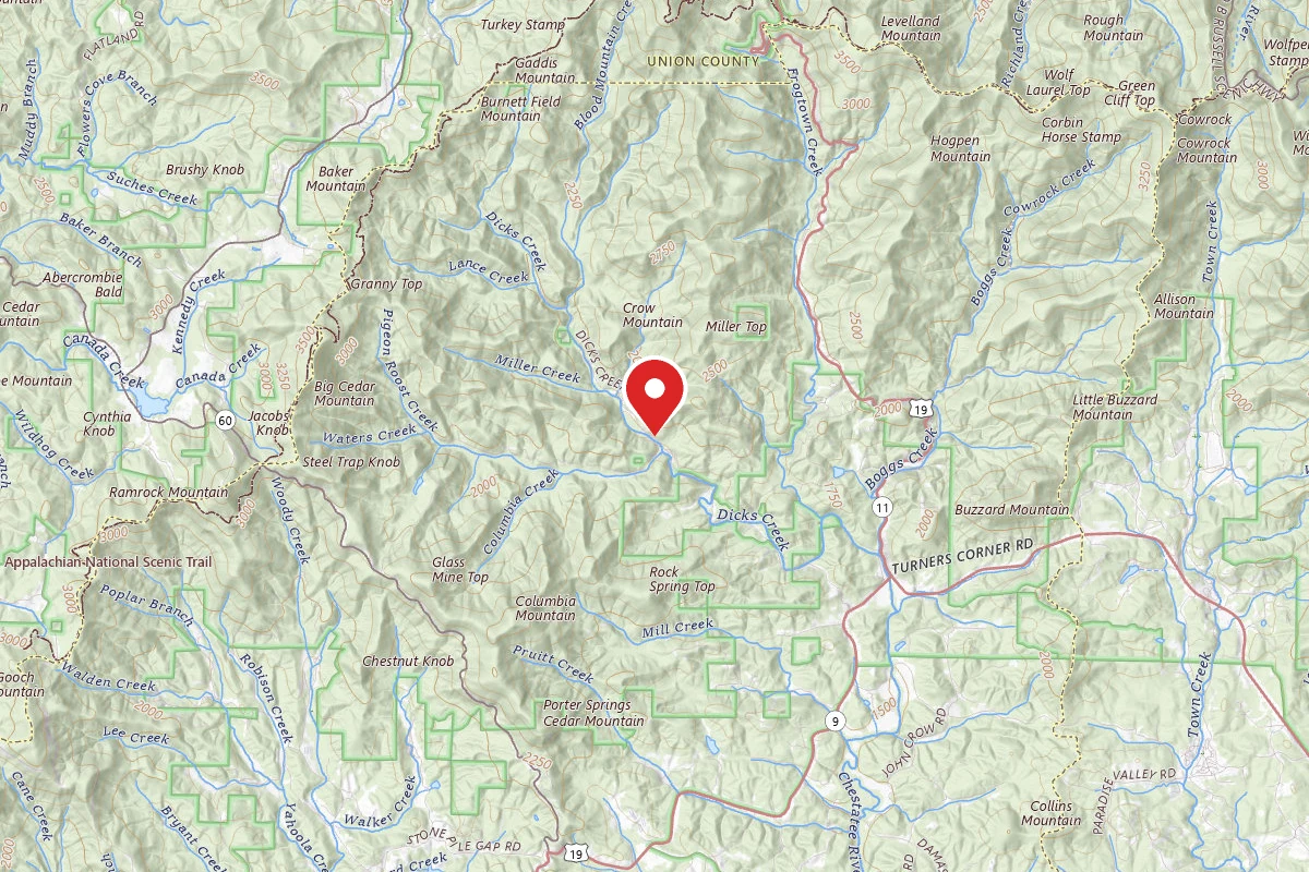 Dicks Creek Dispersed Area