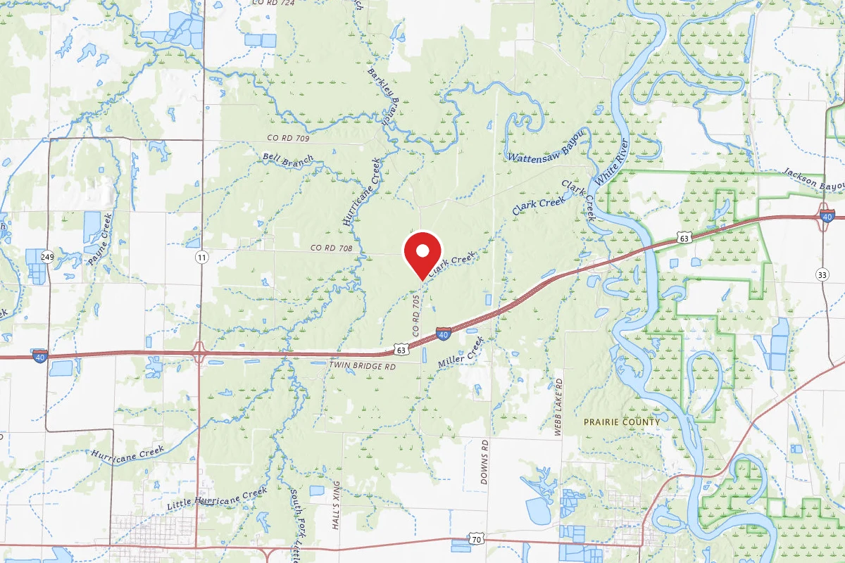 Wattensaw Camping Area #13