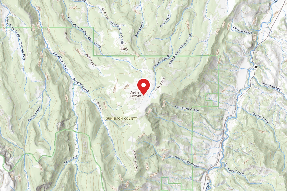 Alpine Plateau Dispersed Area