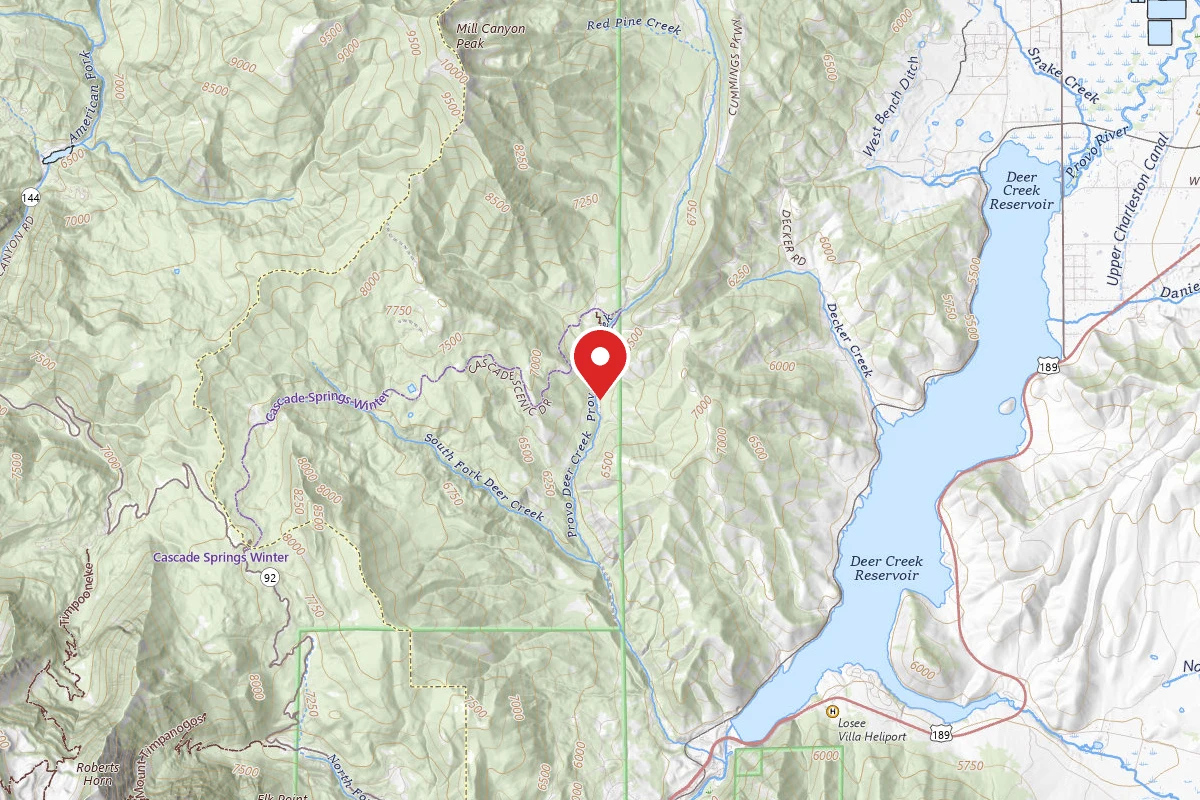 South Cascade Springs Dispersed Camping Areas