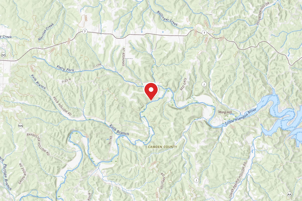 Fiery Fork Conservation Area Dispersed Camping