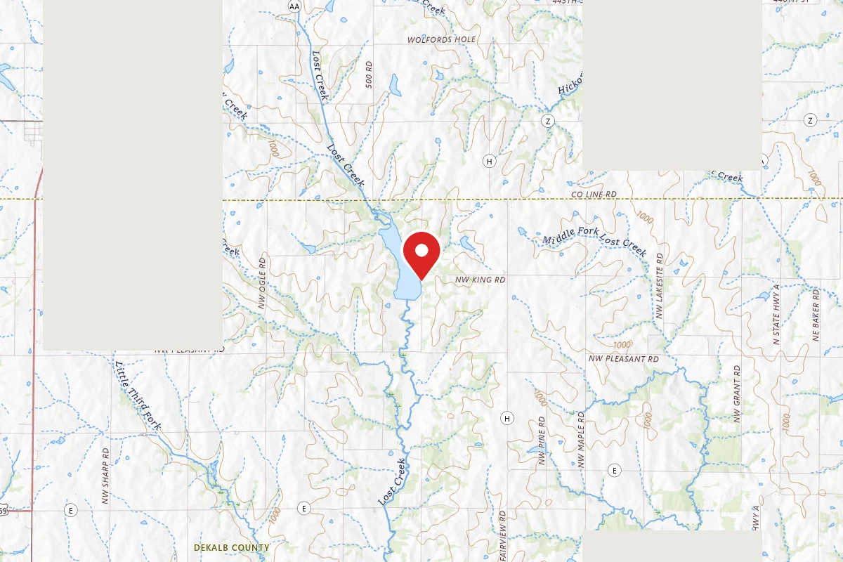 King Lake Conservation Area Dispersed Camping