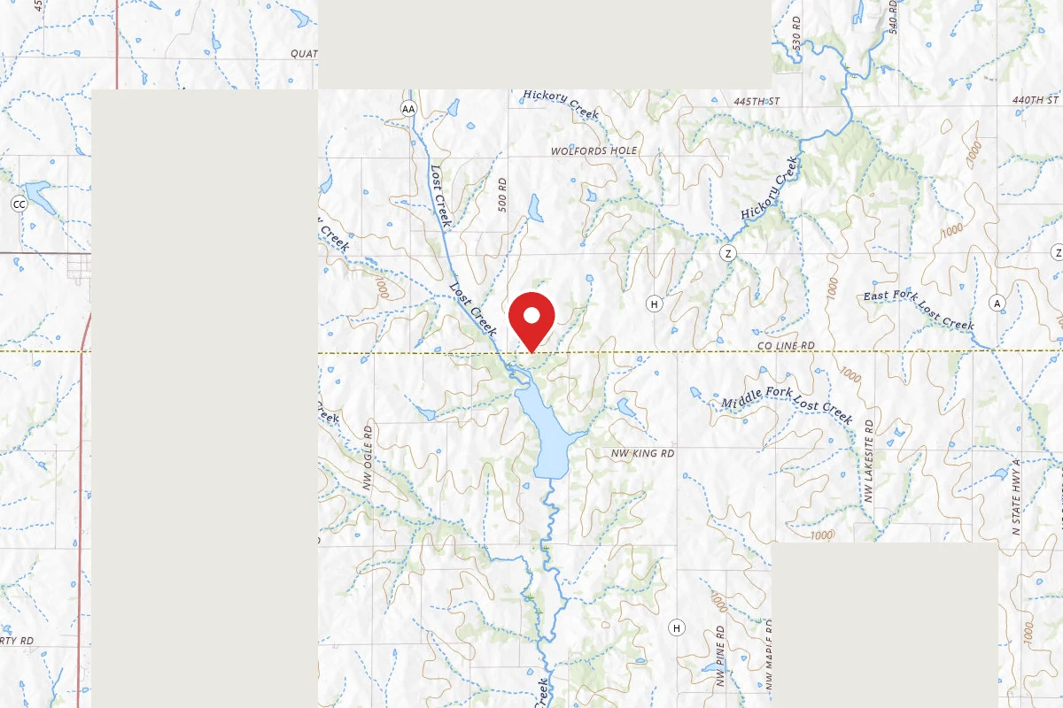 King Lake Conservation Area Dispersed Camping