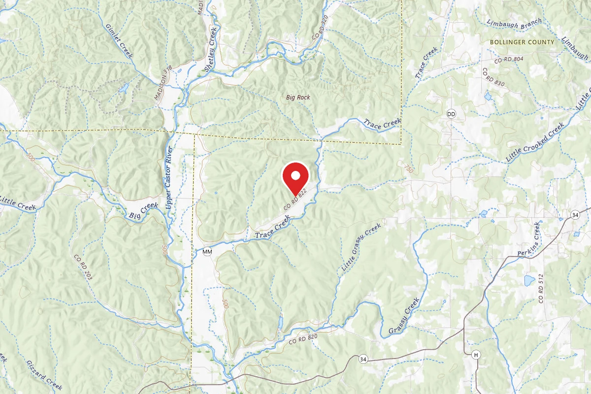 Castor River Conservation Area Dispersed Camping