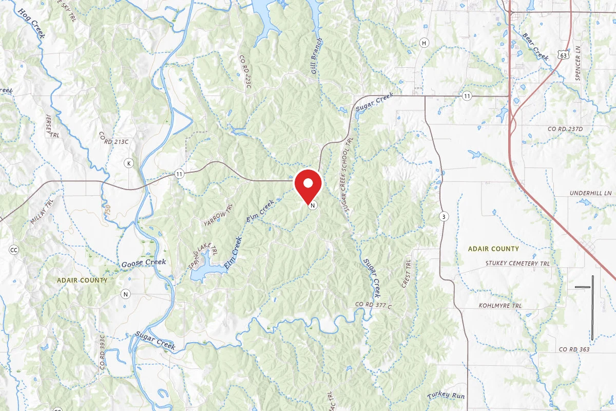 Sugar Creek Conservation Area Dispersed Camping