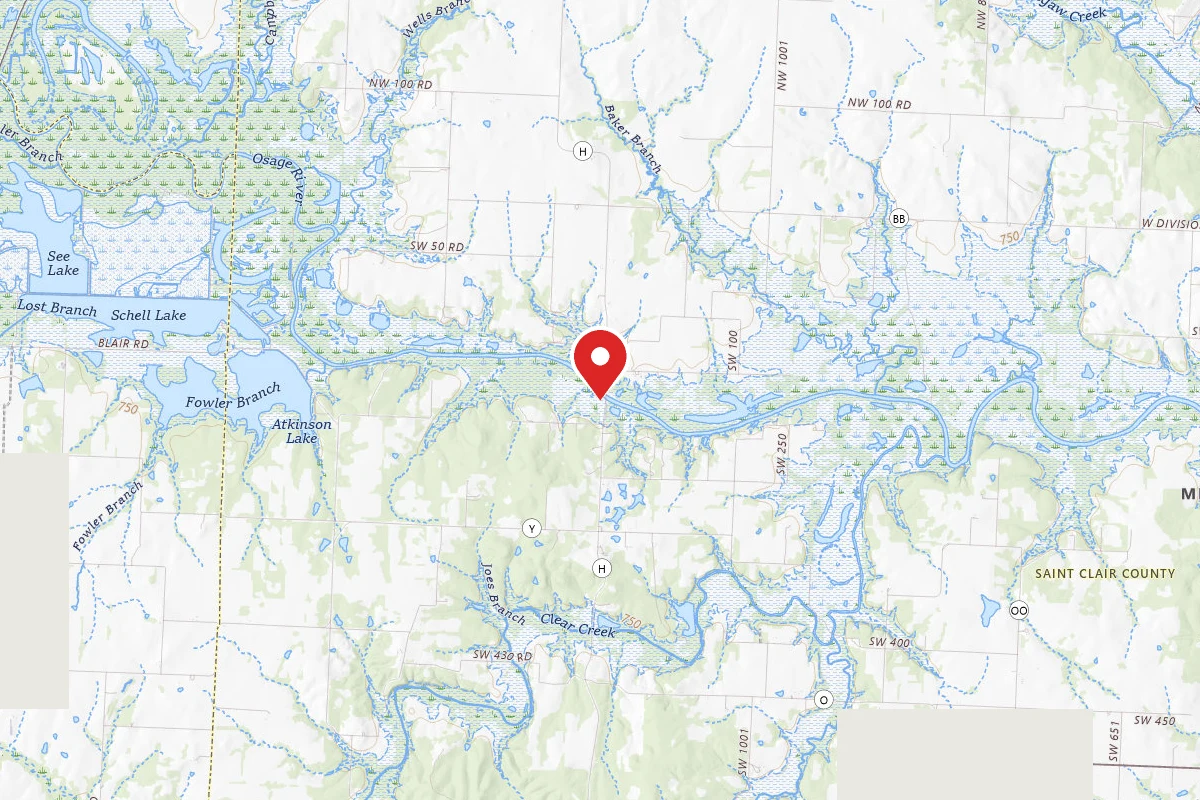 Taberville Access Dispersed Camping