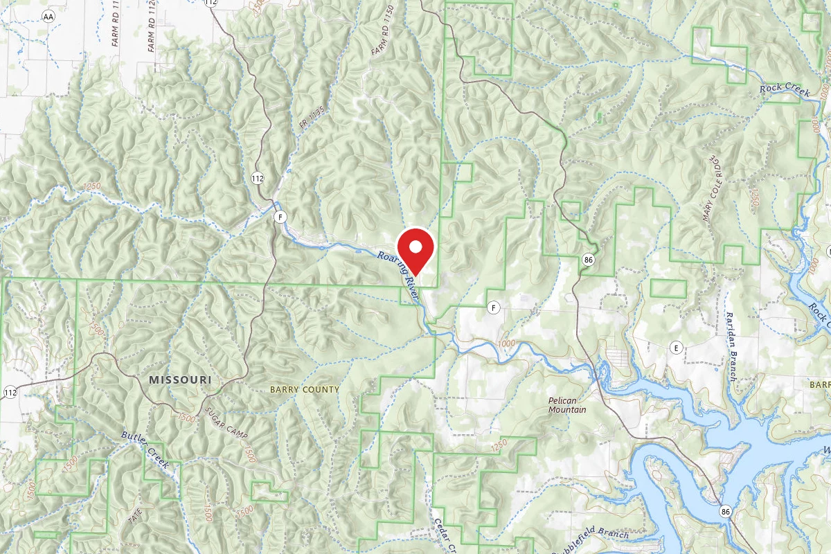 Roaring River Conservation Area Dispersed Camping