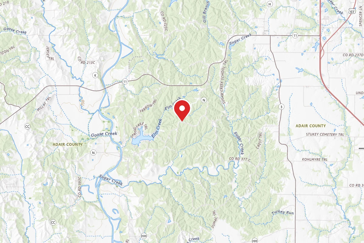 Sugar Creek Conservation Area Dispersed Camping