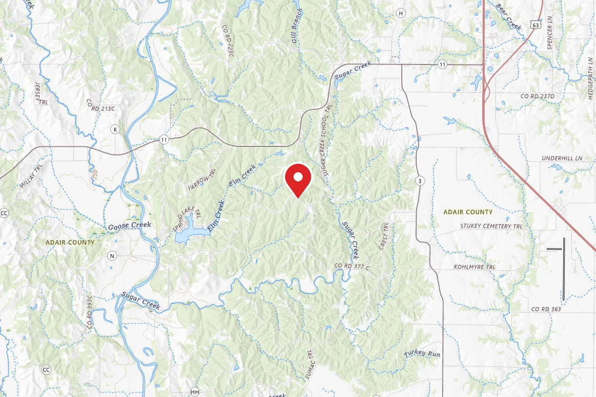 Sugar Creek Conservation Area Dispersed Camping