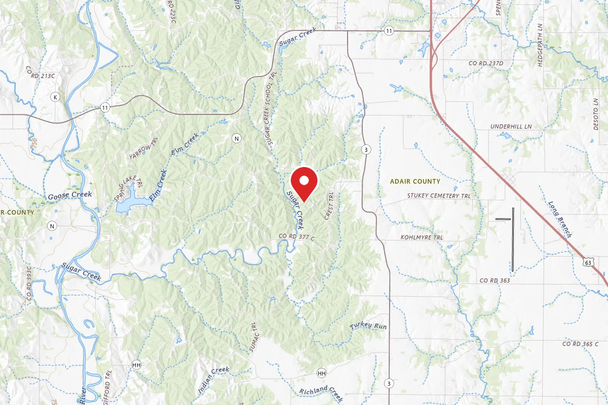 Sugar Creek Conservation Area Dispersed Camping