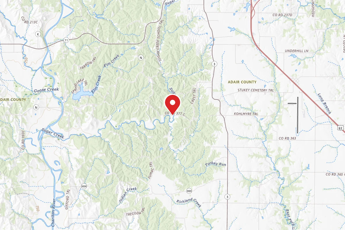 Sugar Creek Conservation Area Dispersed Camping