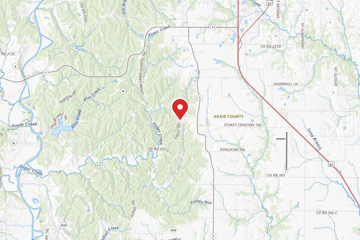 Sugar Creek Conservation Area Dispersed Camping