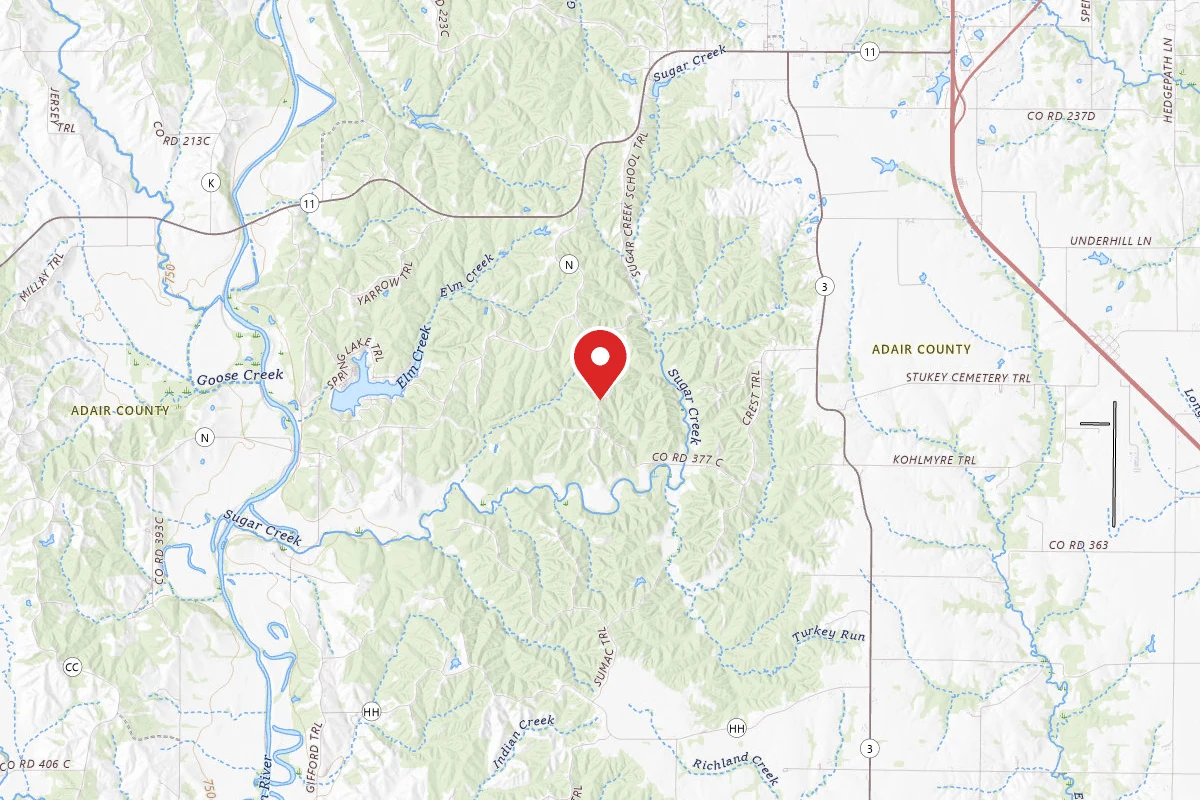 Sugar Creek Conservation Area Dispersed Camping