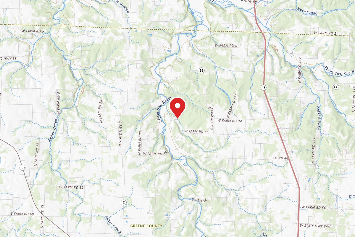 Little Sac Woods Conservation Area Dispersed Camping
