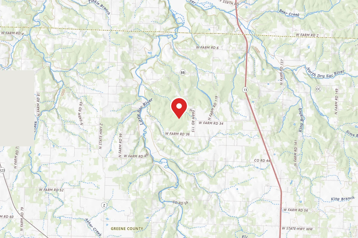 Little Sac Woods Conservation Area Dispersed Camping