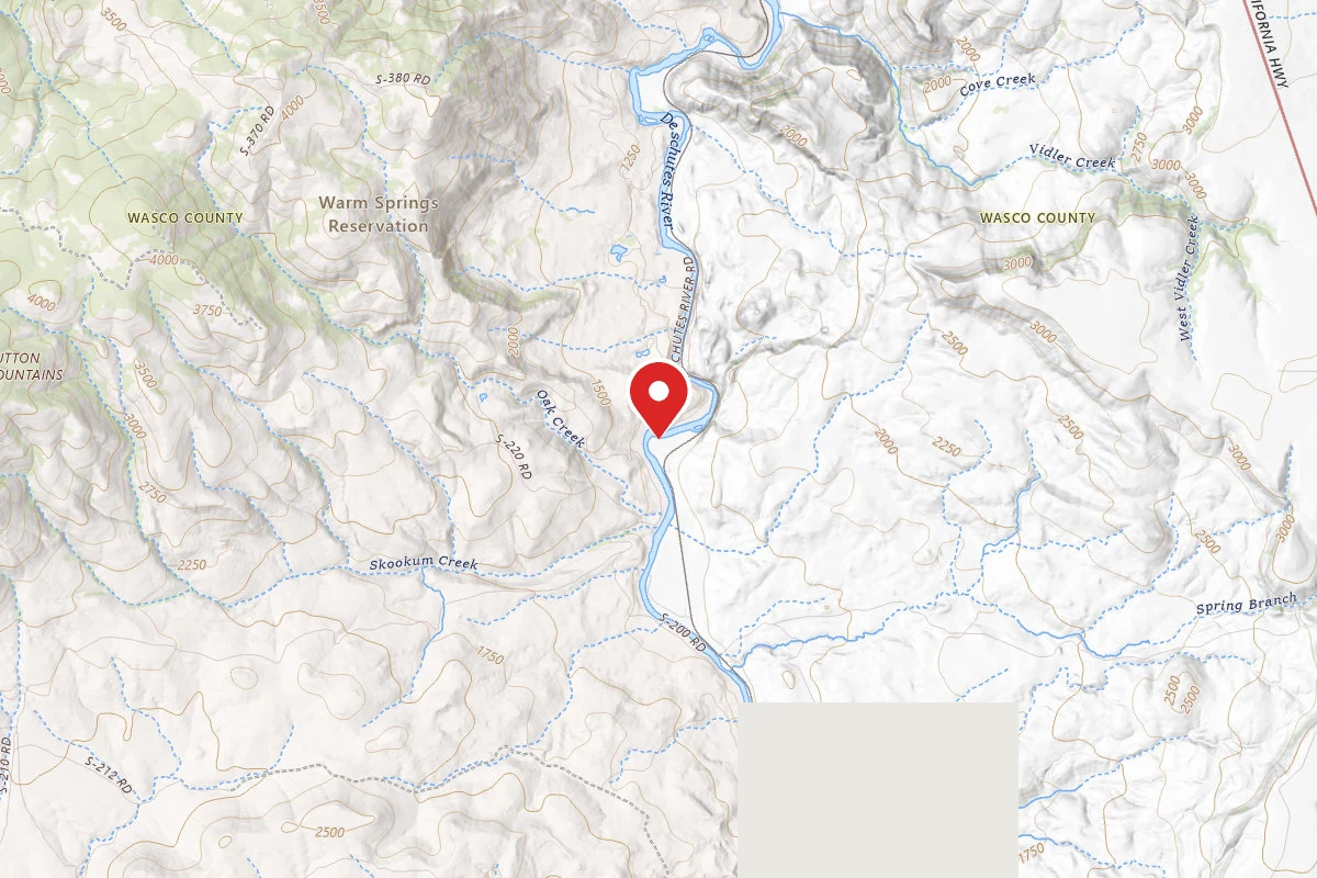 Dispersed Site near 44.9318, -121.0817